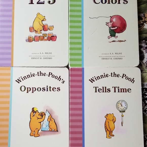 Winnie the Pooh Board Book Collection of 4 Books - Picture 1 of 9